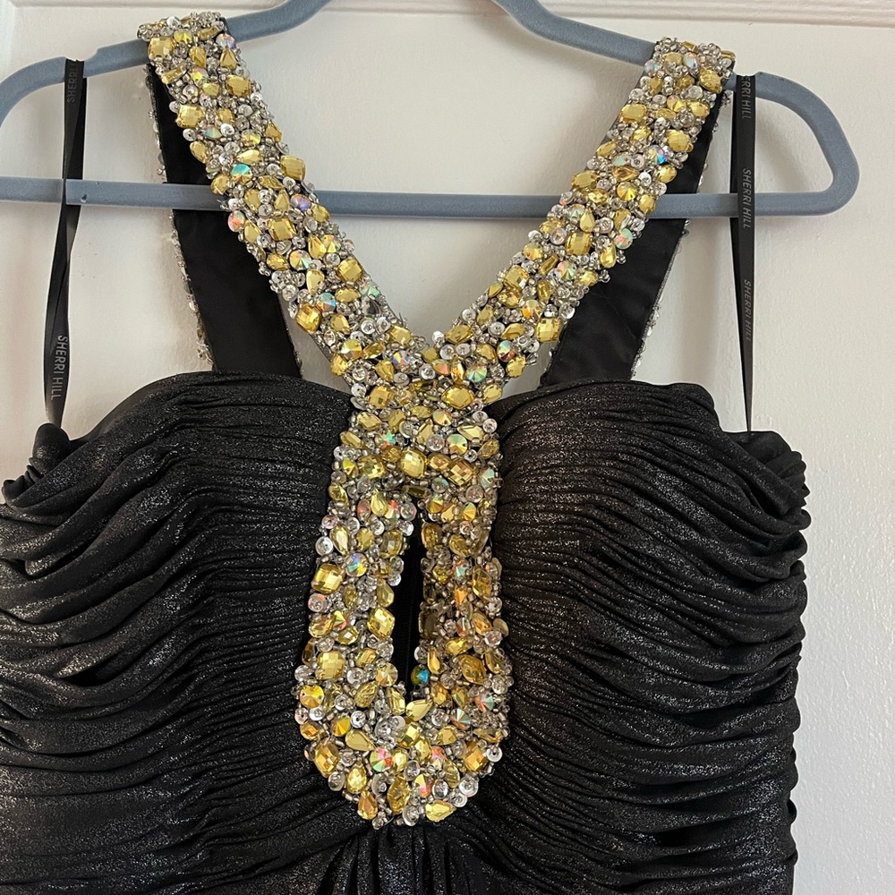 Sherri Hill Women's Mini Jeweled Strap Dress - Picture 6 of 6